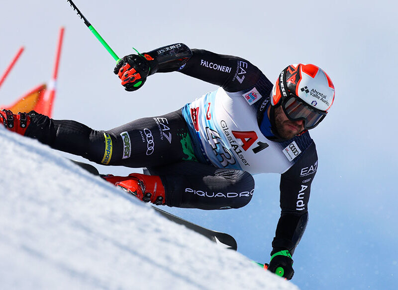Simon Maurberger in azione.