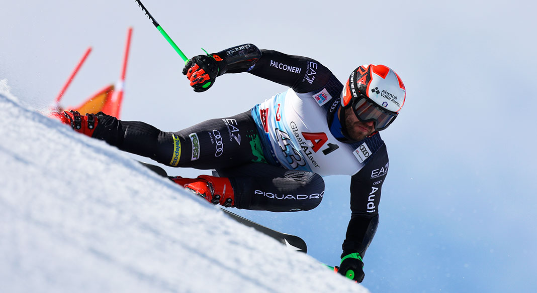 Simon Maurberger in azione.