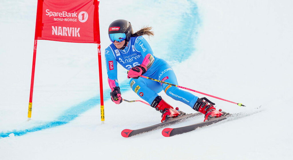 Viktoria Klotz in azione.