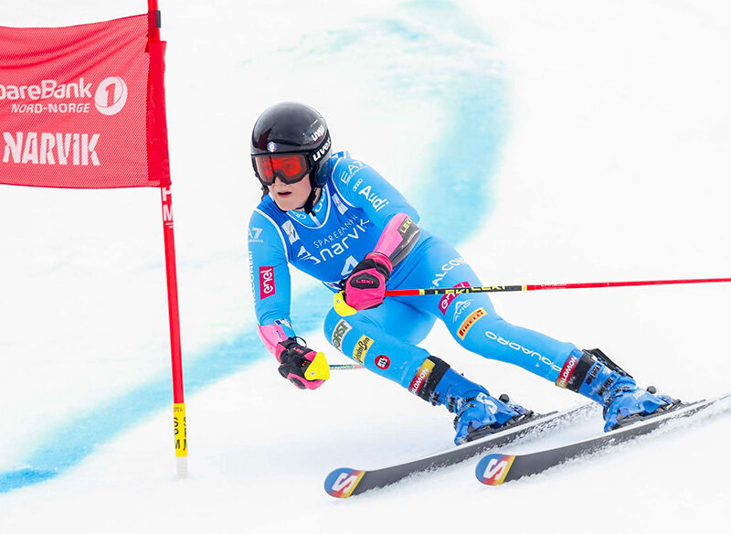 Anna Trocker in azione a Narvik.