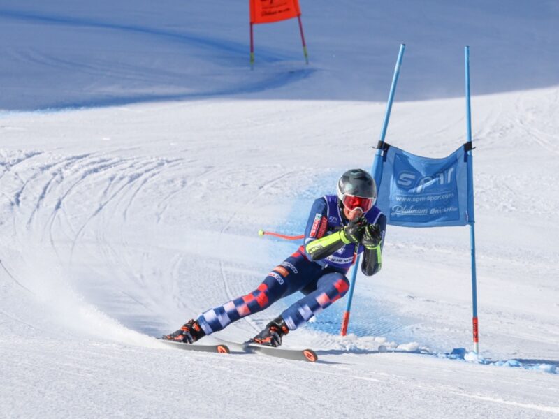 Giovanni Ceccarelli in azione.