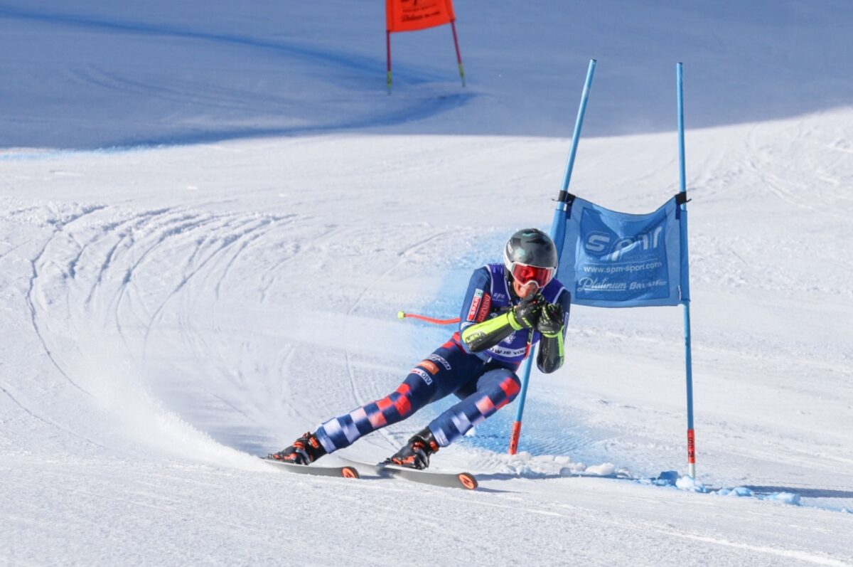 Giovanni Ceccarelli in azione.