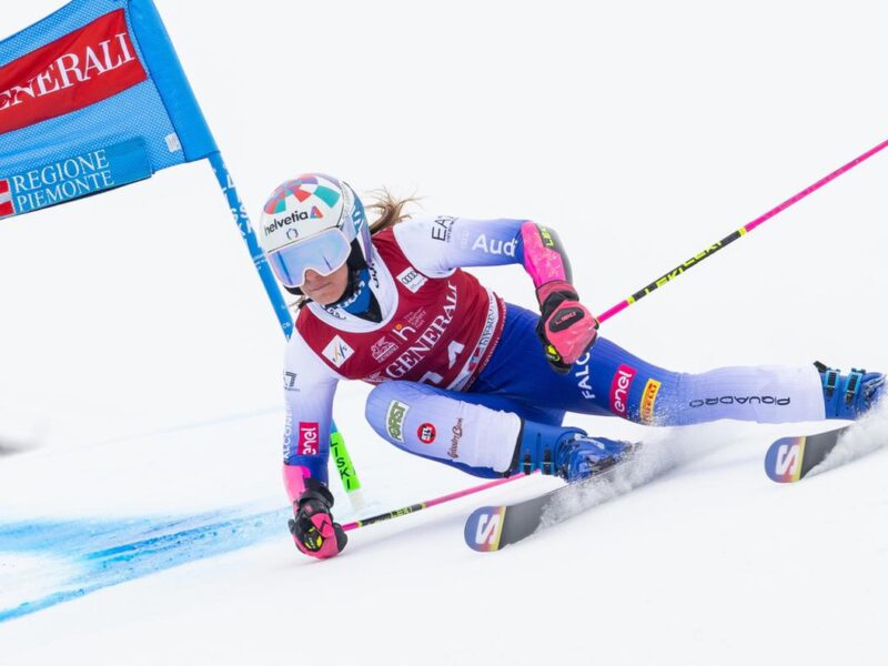 Marta Bassino in azione.