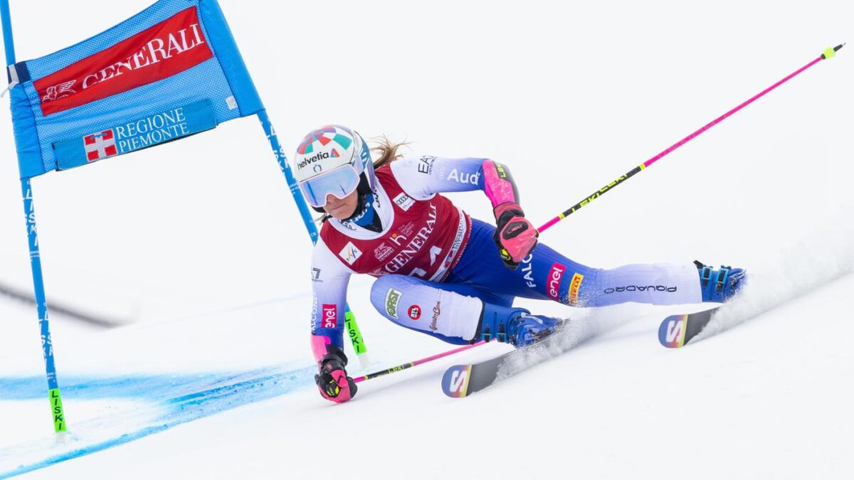 Marta Bassino in azione.