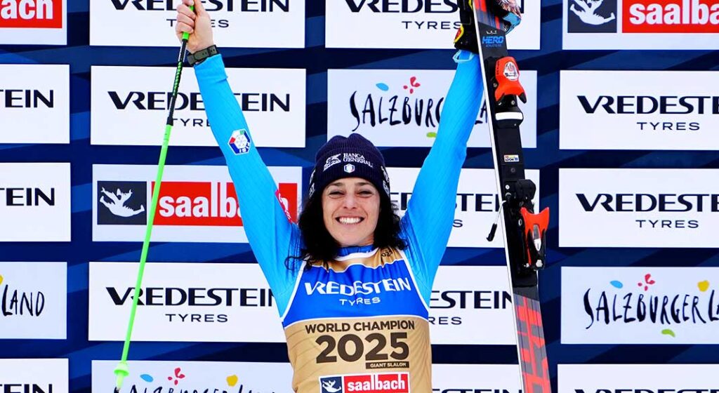 Federica Brignone a Saalbach.