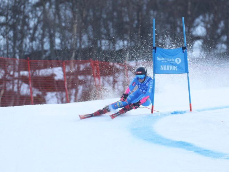 Victoria Klotz in azione.