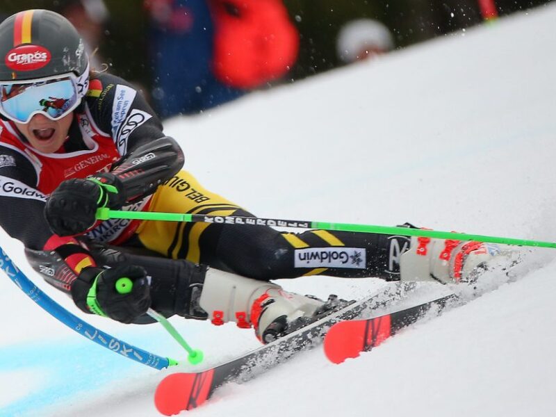 Sam Maes in azione.