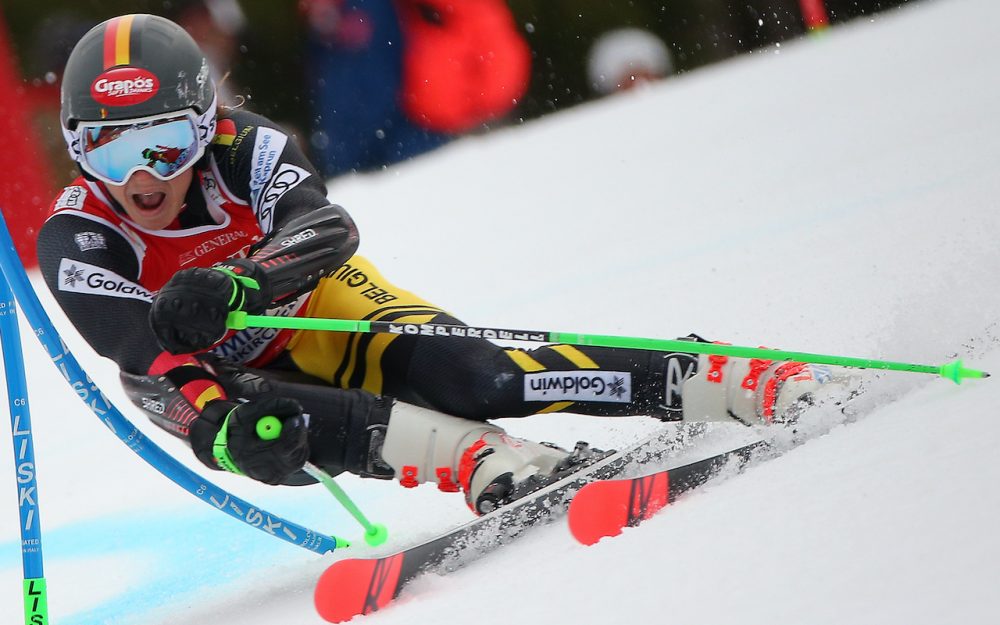 Sam Maes in azione.