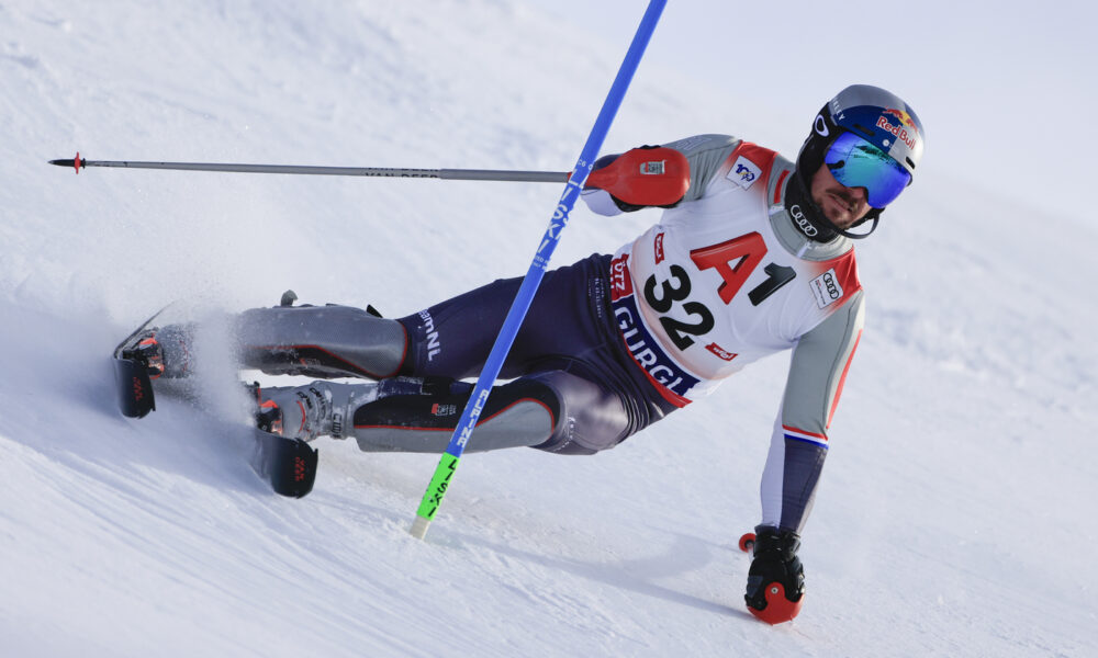 Marcel Hirscher in azione.