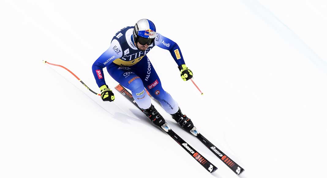 Dominik Paris in azione.