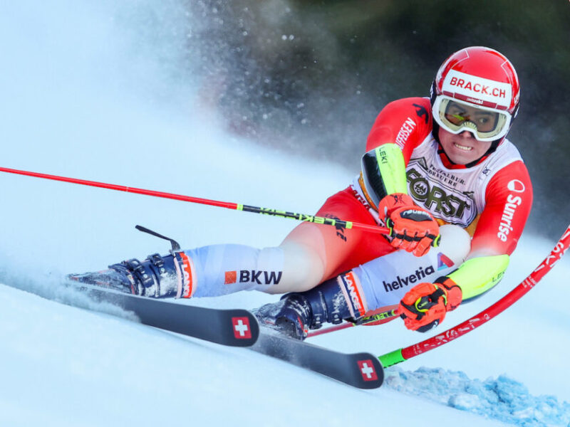 Sandro Zurbrugg in azione.