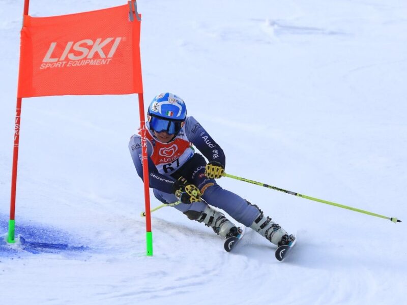 Pasquale Greco in azione a Pila.