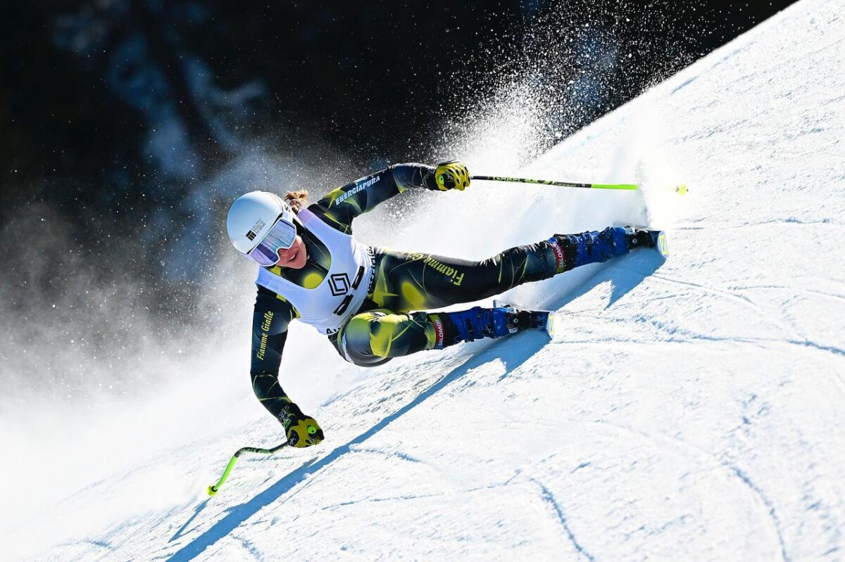 Federica Lani in azione.