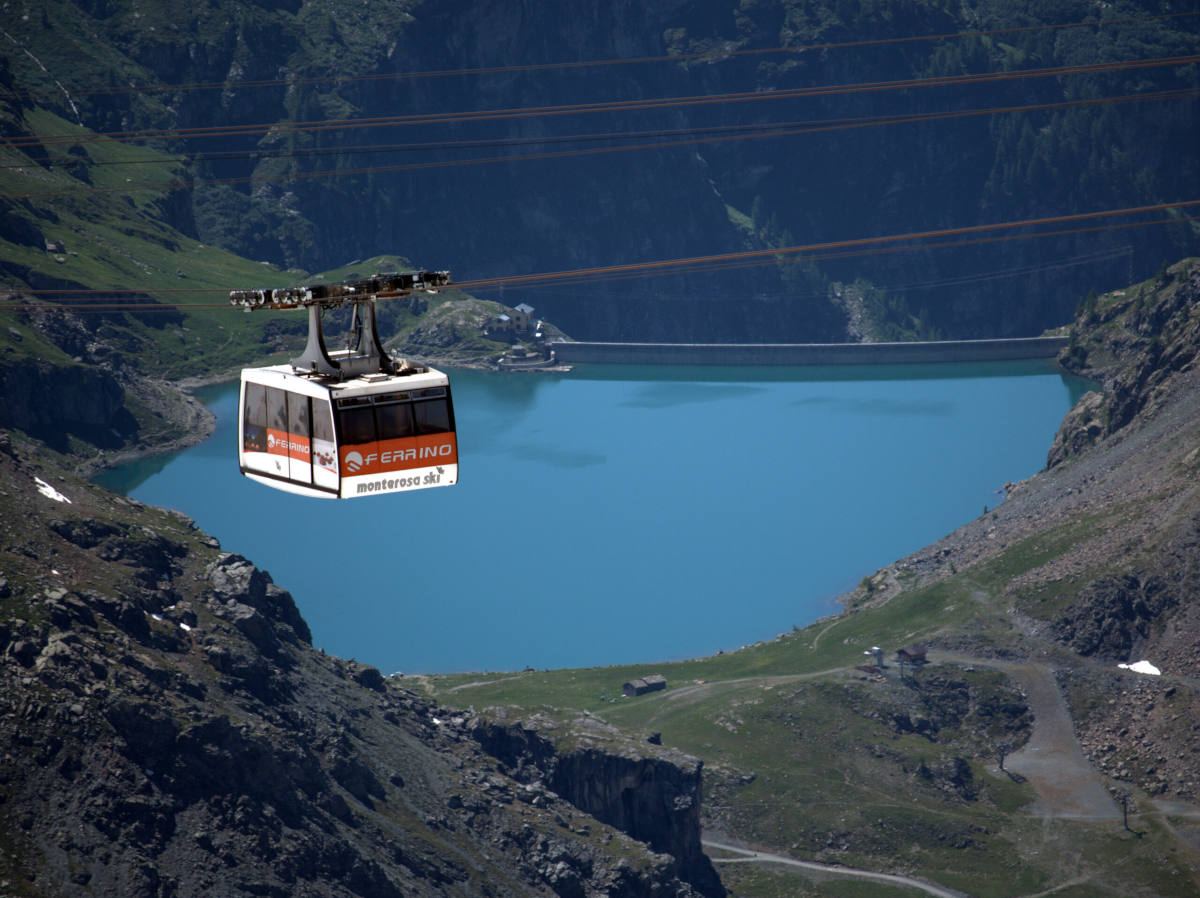 Le funivie di Monterosa Ski.
