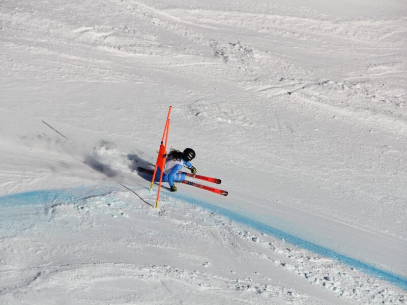 Ambra Pomarè in azione.
