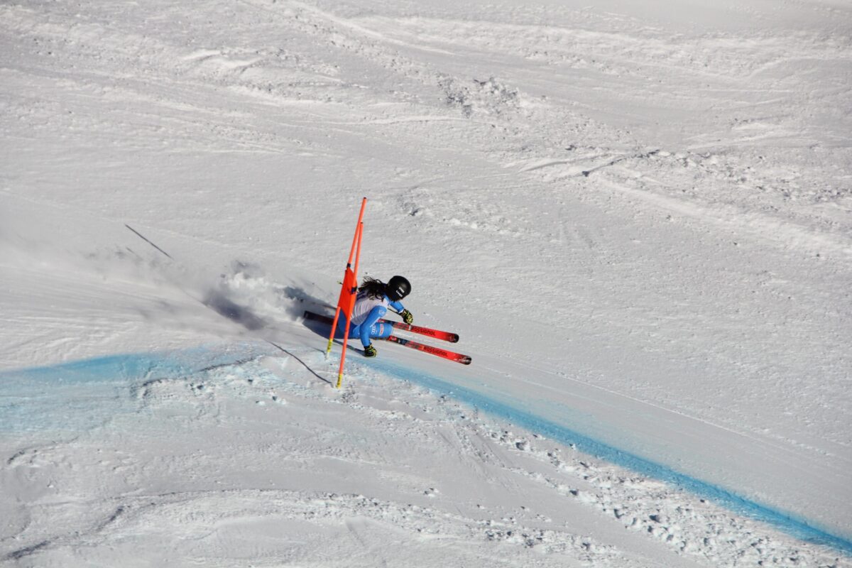 Ambra Pomarè in azione.