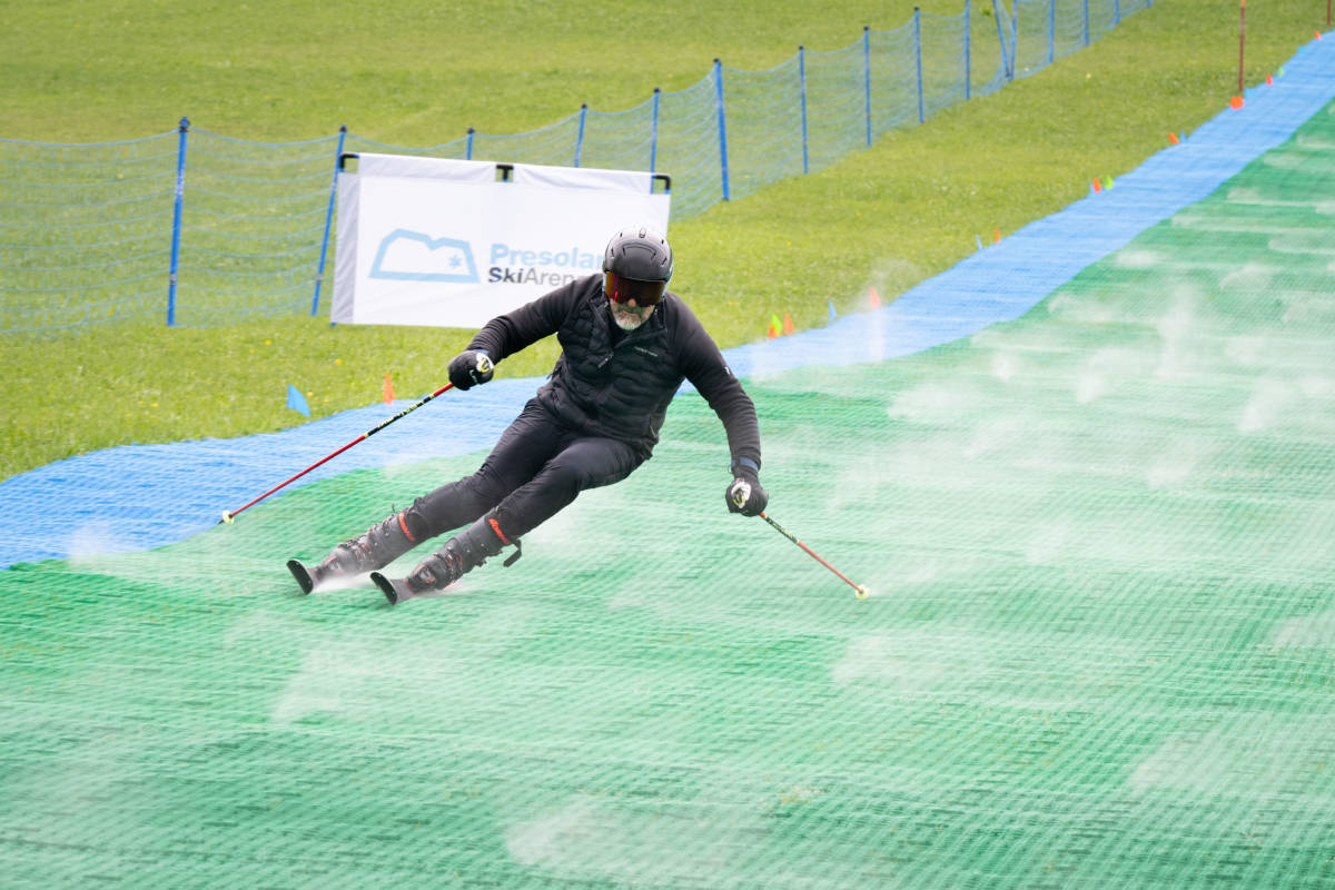 Matteo Nana in Presolana Ski Arena.