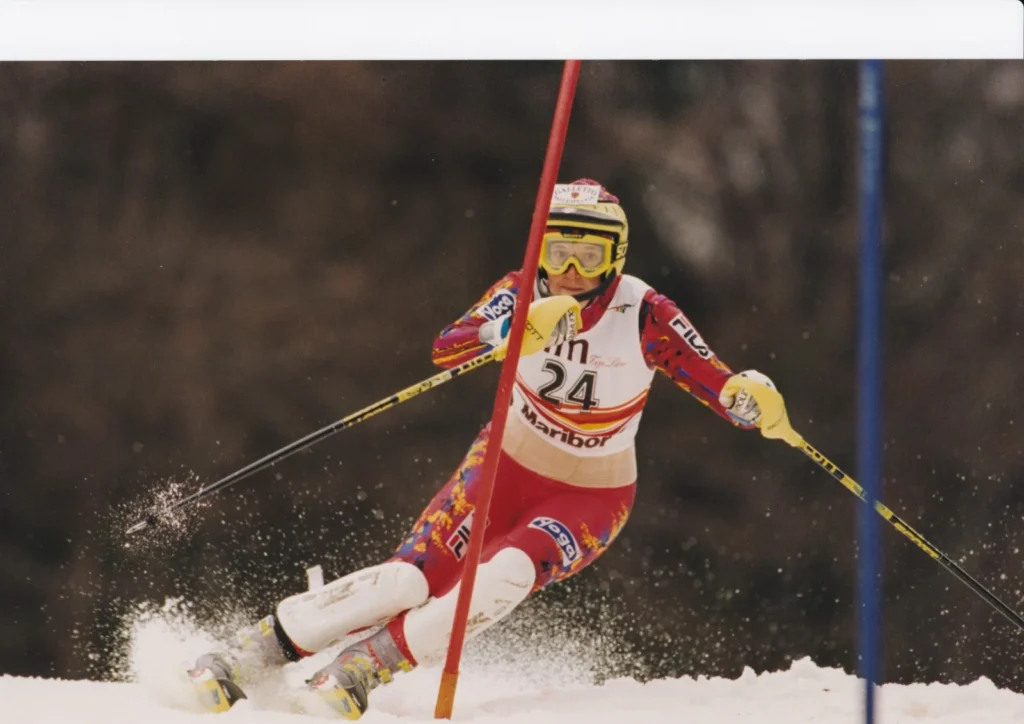 Betty Biavaschi in azione a Maribor.