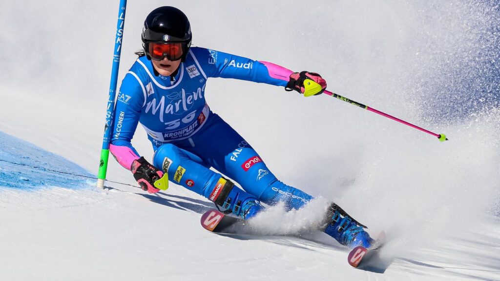Anna Trocker in azione.