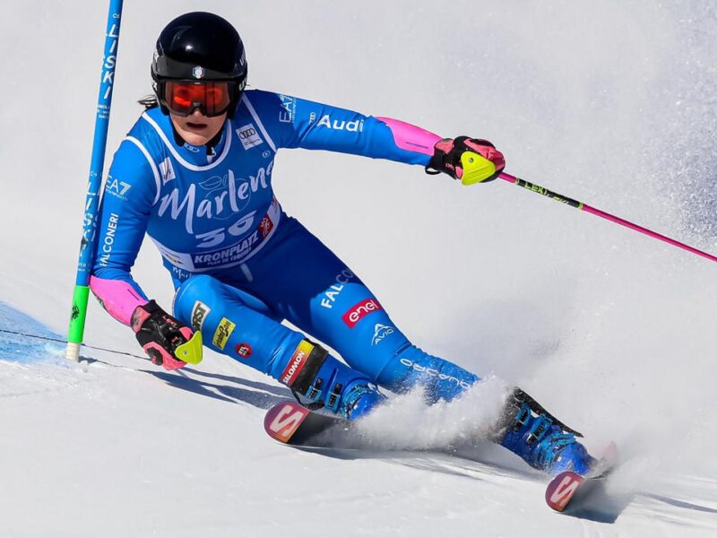 Anna Trocker in azione.