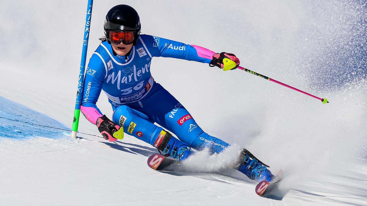 Anna Trocker in azione.