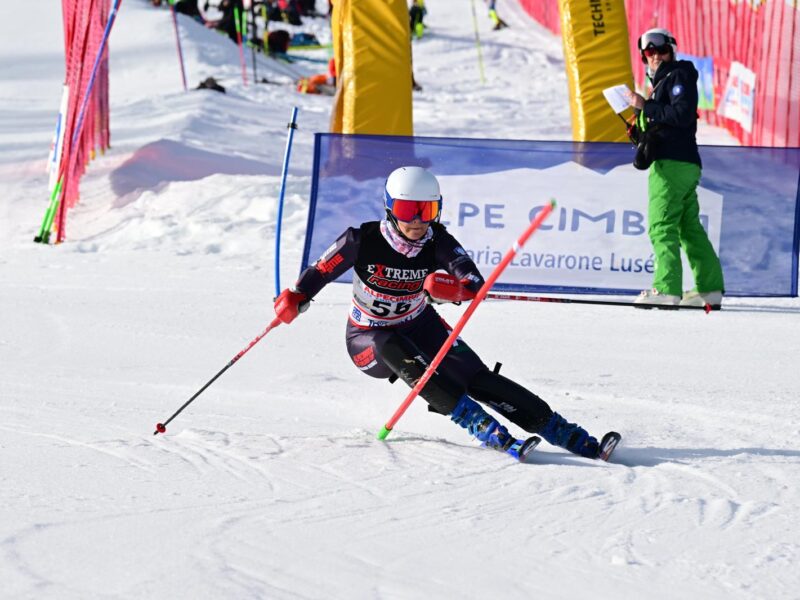 Estelle Fosson in azione.