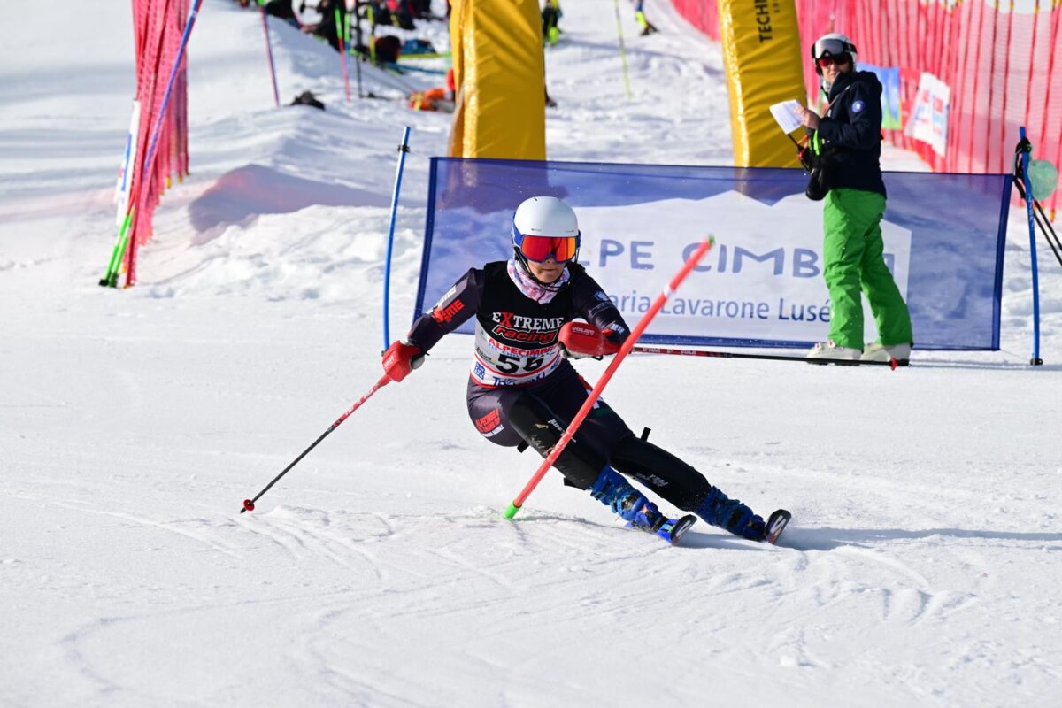Estelle Fosson in azione.