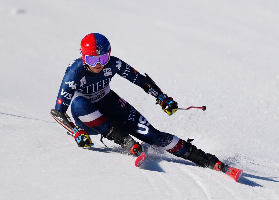 Lauren Macuga in azione.