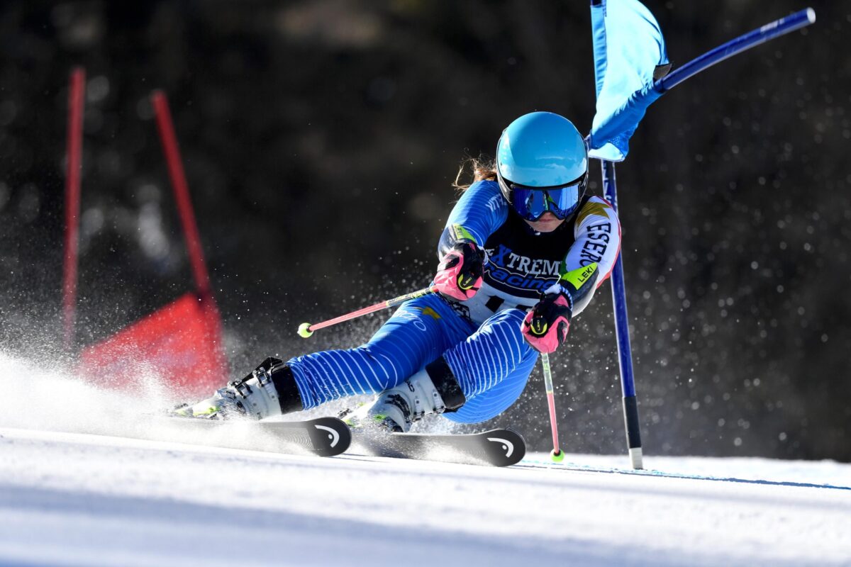 Lavinia Paci in azione.