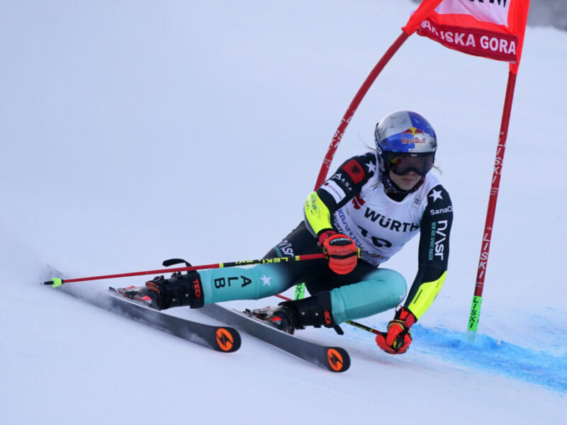 Lara Colturi in azione. Si allenerà in Nuova Zelanda.