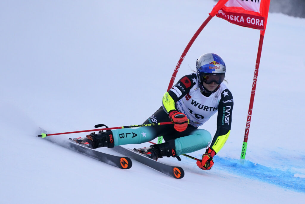 Lara Colturi in azione. Si allenerà in Nuova Zelanda.