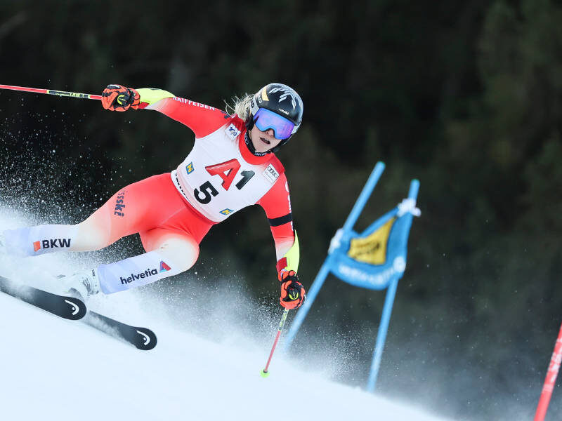 Lara Gut in azione.