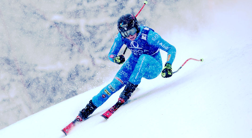 Sara Allemand in azione.