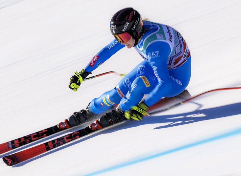 Sara Allemand in azione.