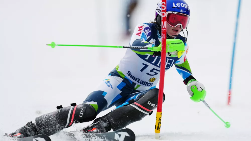 Andreja Slokar in azione a Sun Valley.