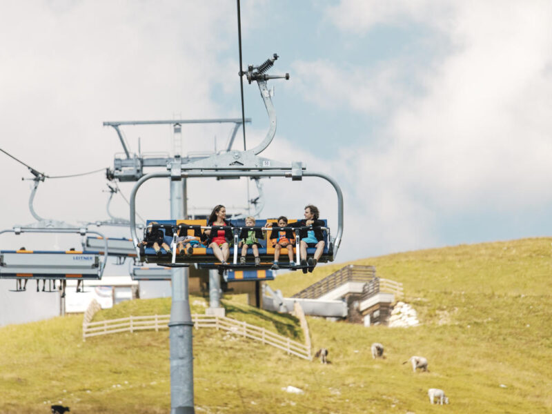 Gli impianti di risalita di Carezza Dolomites.