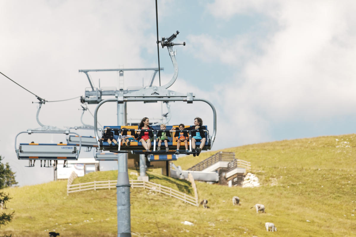 Gli impianti di risalita di Carezza Dolomites.