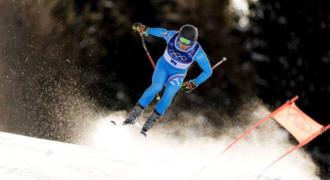 Mattia Casse ai Giochi Olimpici di Bormio.