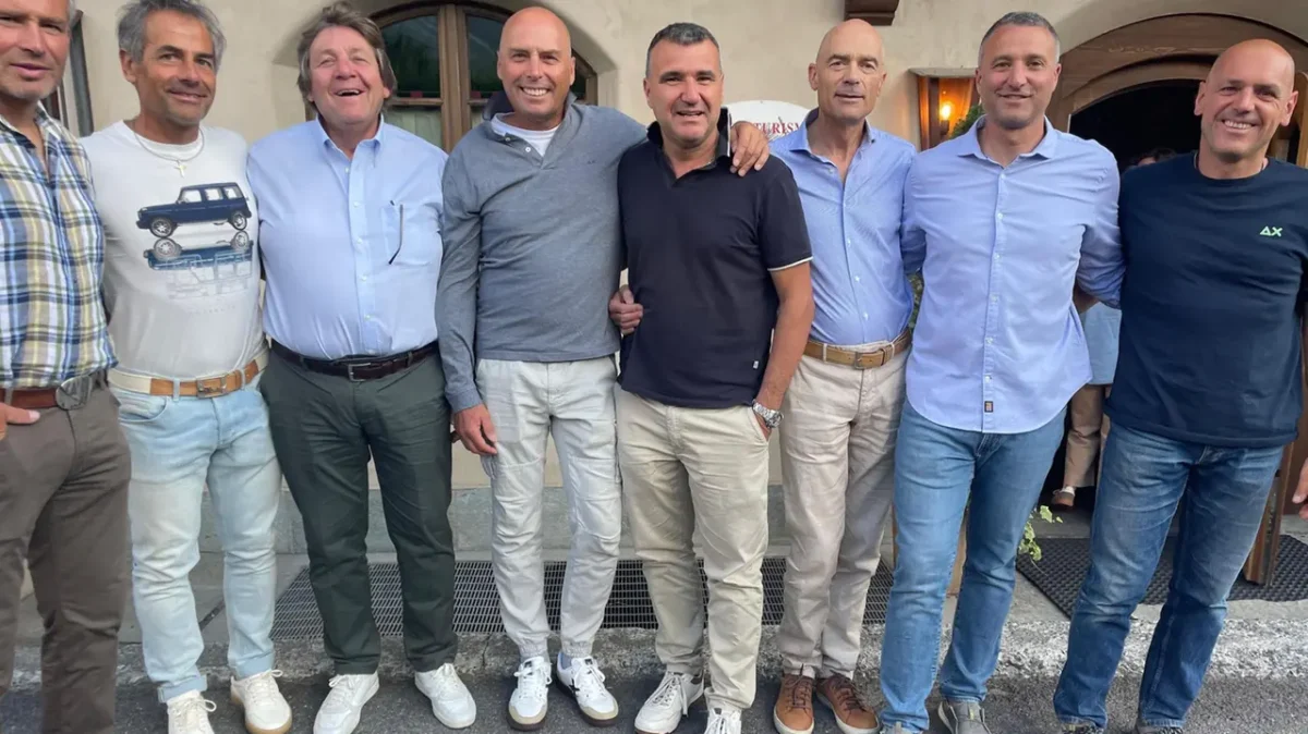 La delegazione FIS sulla Stelvio.