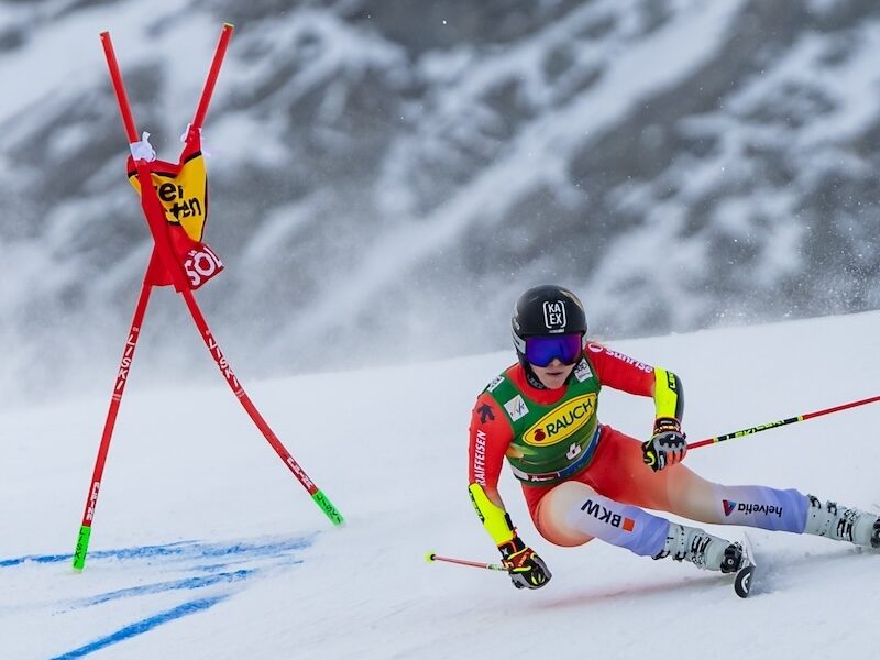 Lara Gut in azione.