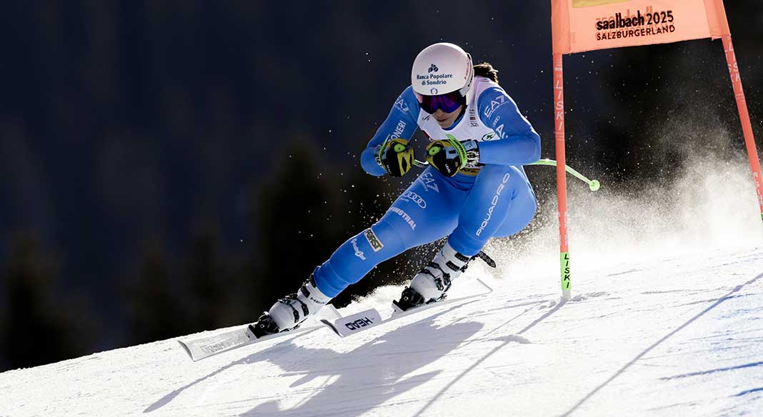 Elena Curtoni in azione.