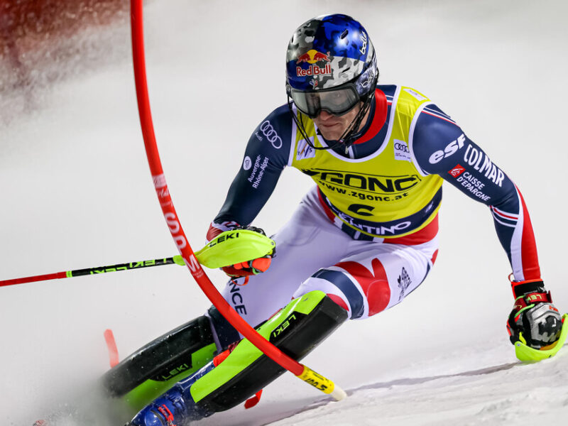 Clement Noel vincitore dello slalom di Campiglio del 2026.