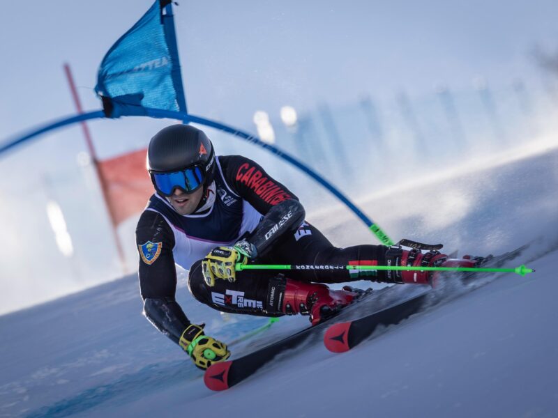 Lorenzo Bini in azione.