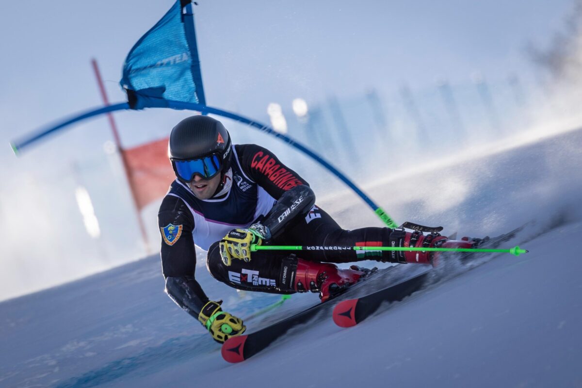 Lorenzo Bini in azione.