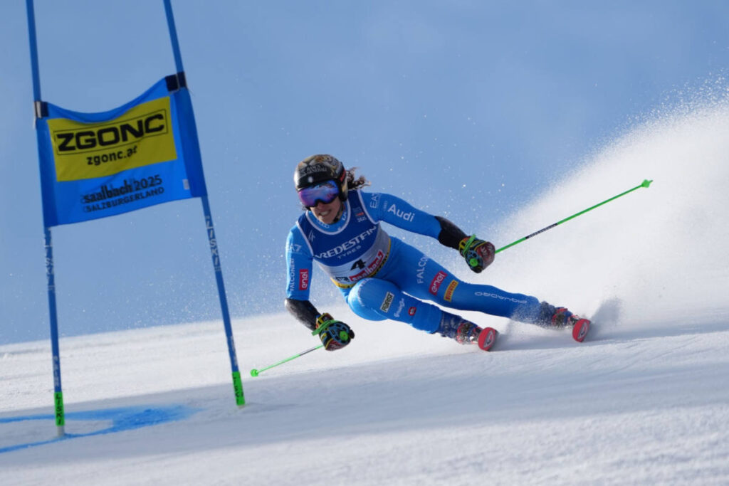 Brignone ai Mondiali di Saalbach.