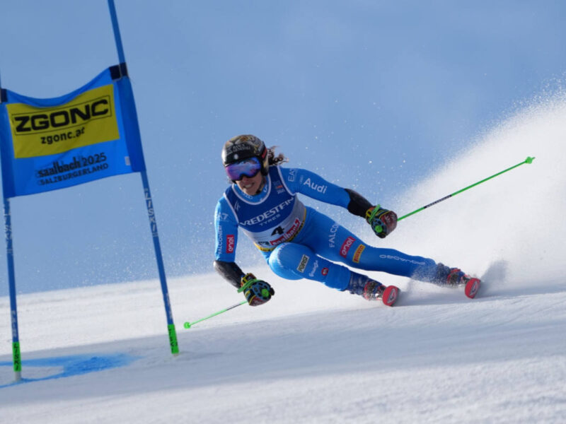 Brignone ai Mondiali di Saalbach.