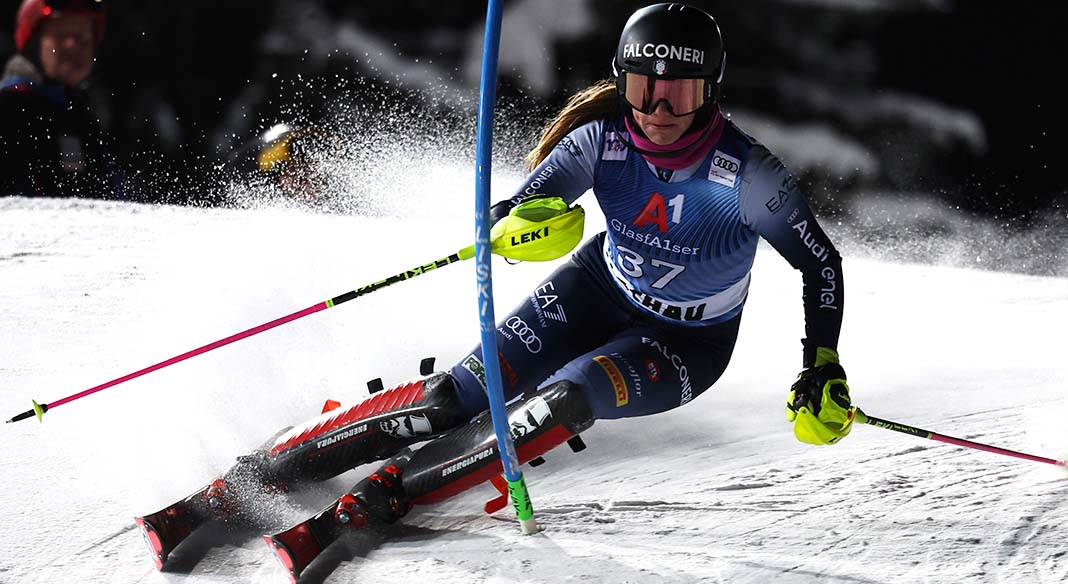 Martina Peterlini in azione.