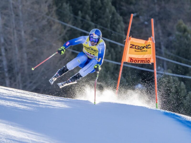 Dominik Paris sulla Stelvio.