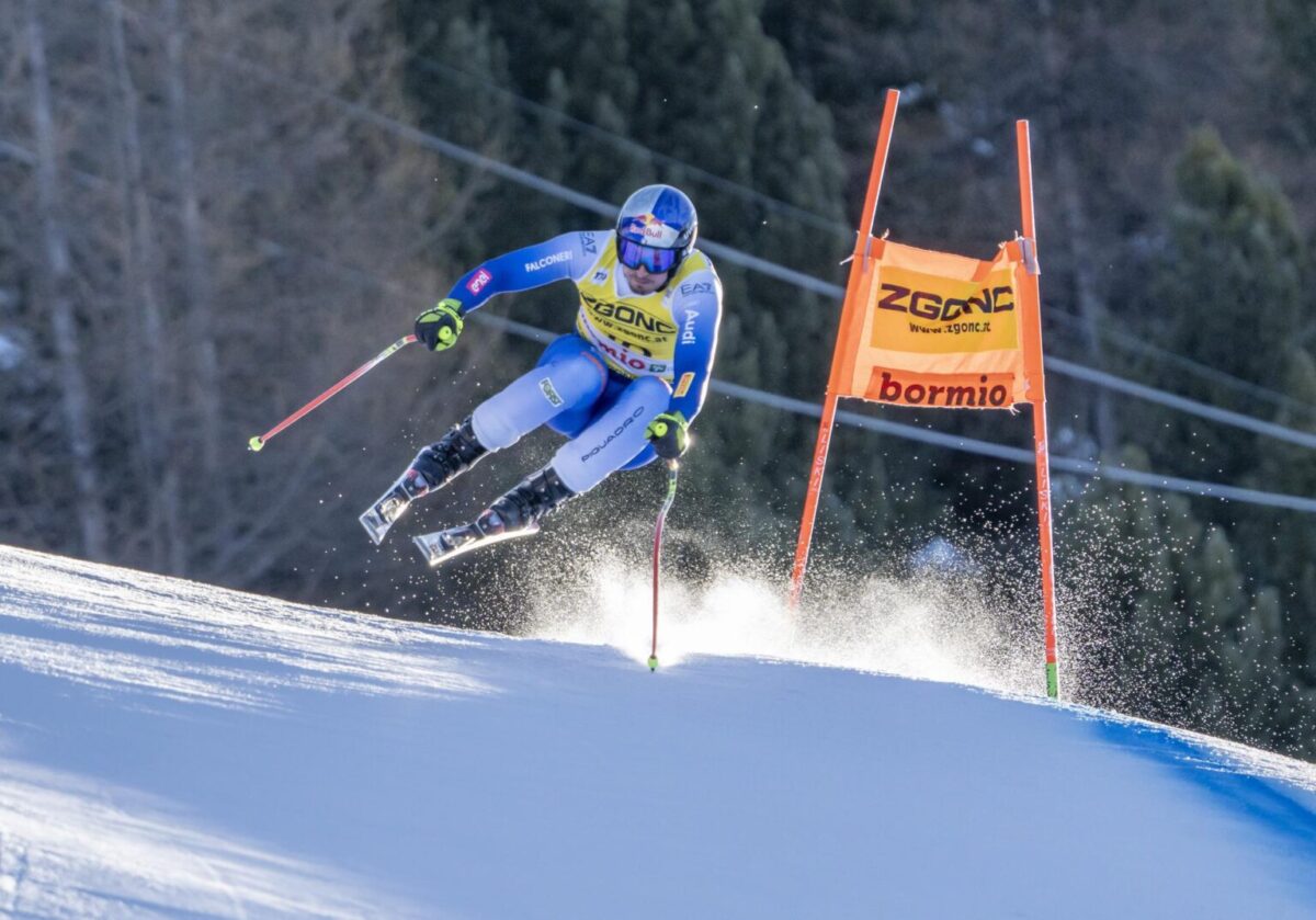 Dominik Paris sulla Stelvio.