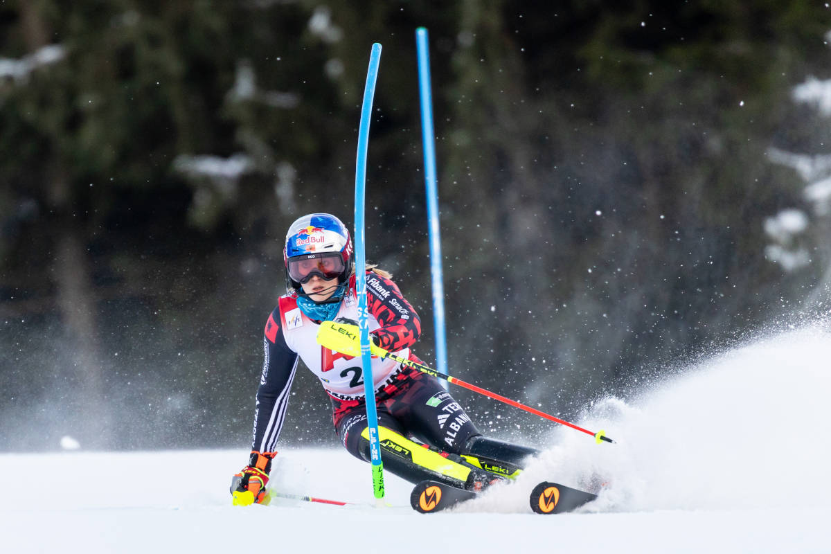 Lara Colturi in azione a Semmering.